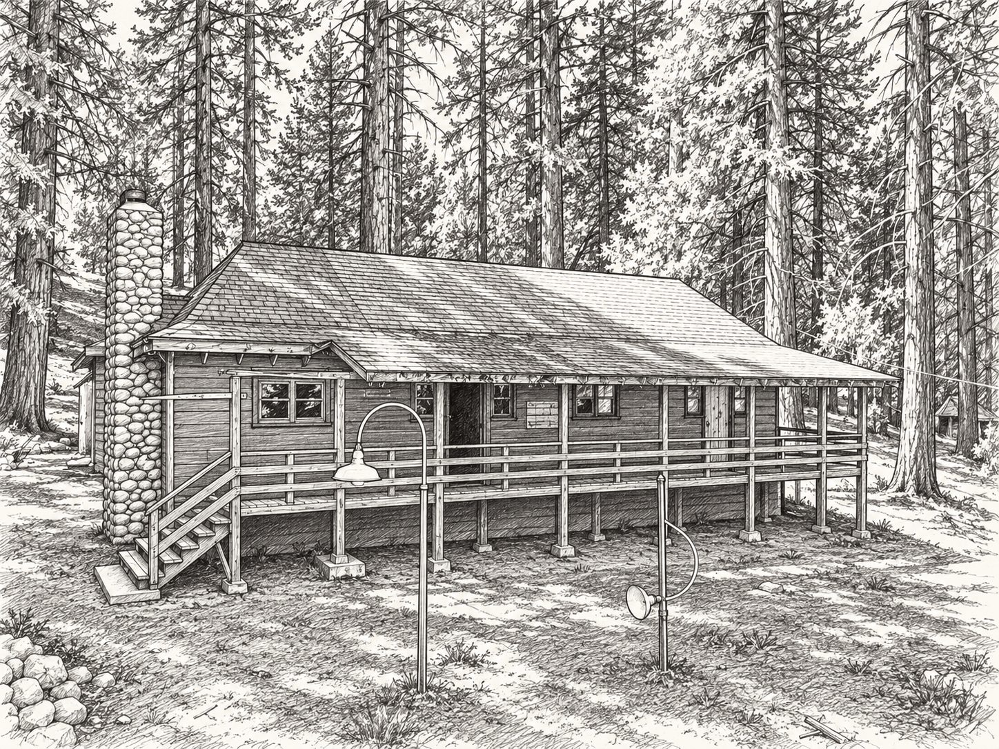 Cabin in the pines